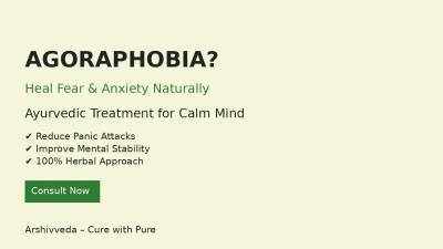 🌿 Ayurvedic Treatment of Agoraphobia (Fear of Open Spaces & Crowds)